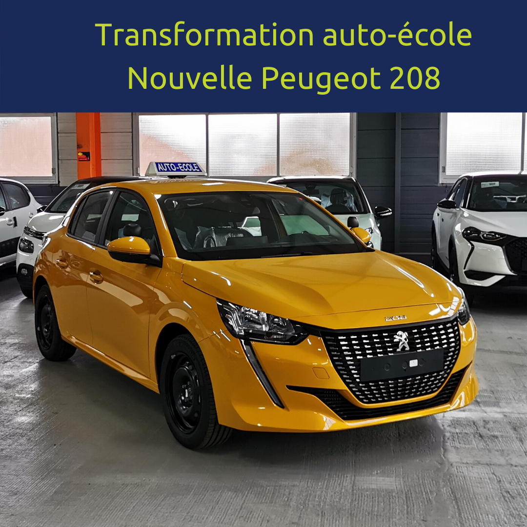 Comment Enlever La Mention Auto Ecole Sur Carte Grise La transformation auto-école sur la nouvelle Peugeot 208, c’est