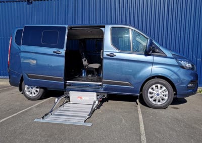 Aménagement handicap sur Ford Transit Custom