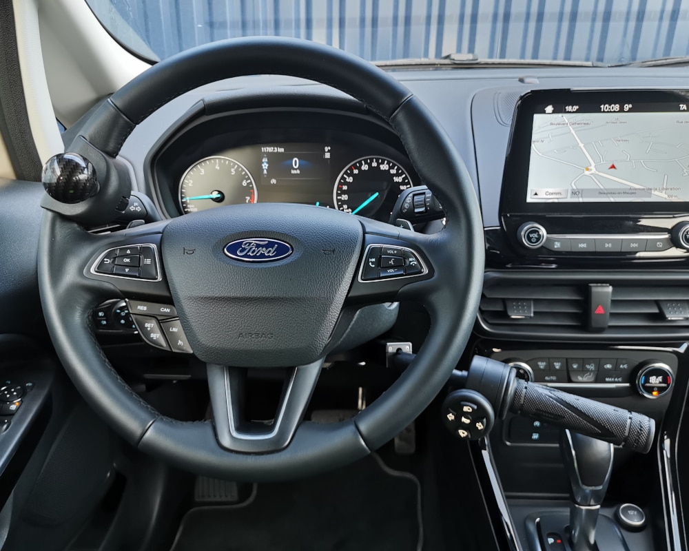Steering wheel accelerator arrangement on Ford Galaxy
