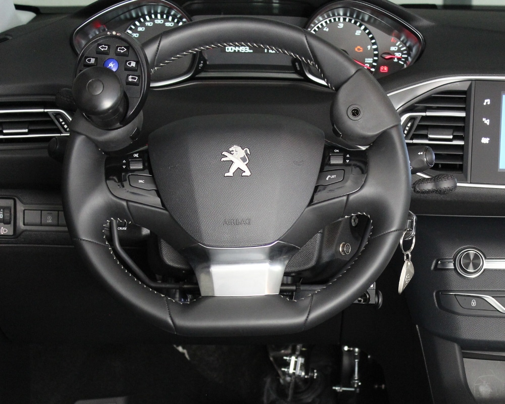 Comdis: multifunctional ball on the steering wheel