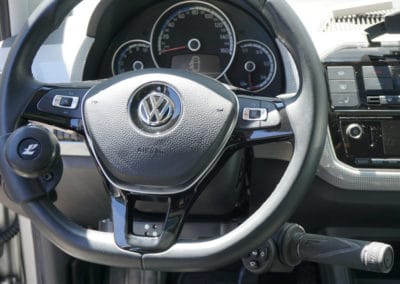 Disabled driving on Volkswagen Up