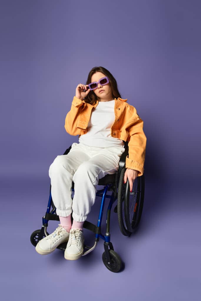 femme fauteuil roulant 