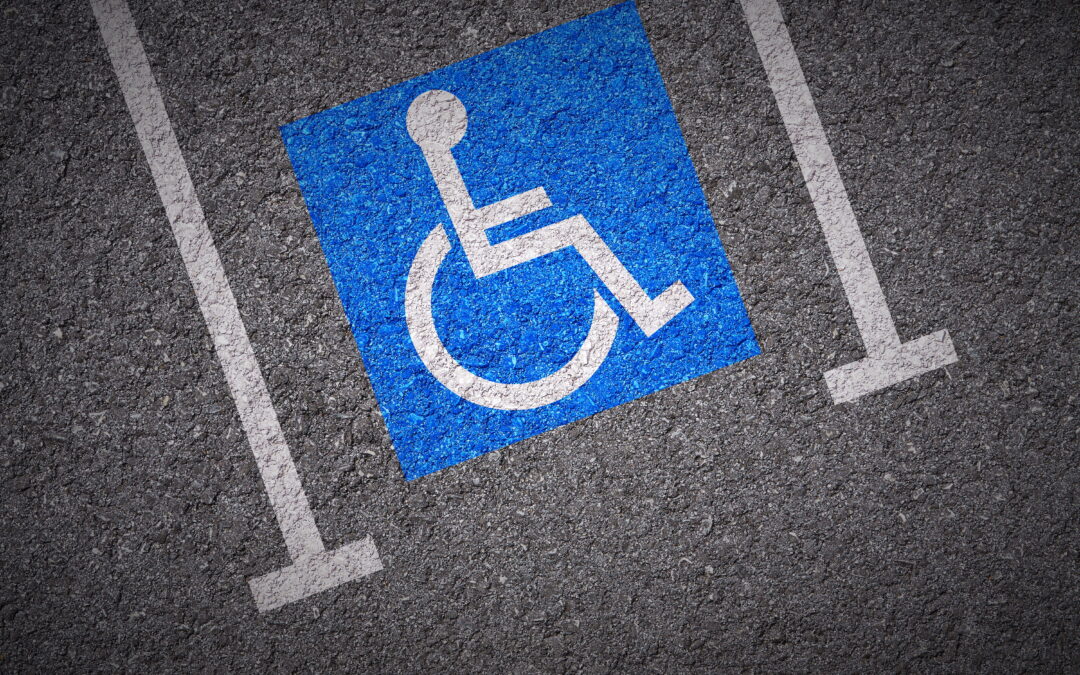 parking place personne handicapée