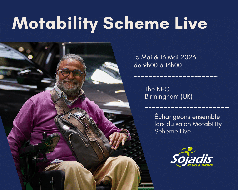 Bannière évènement Motability Birmingham handicap