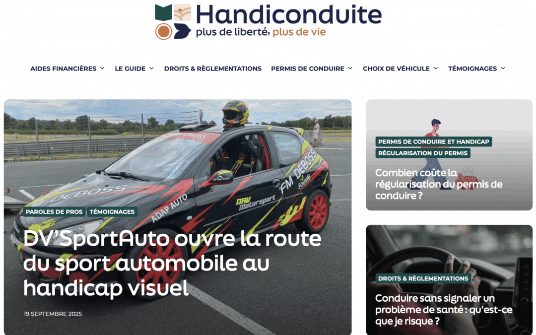site handiconduite.fr conduite adaptée