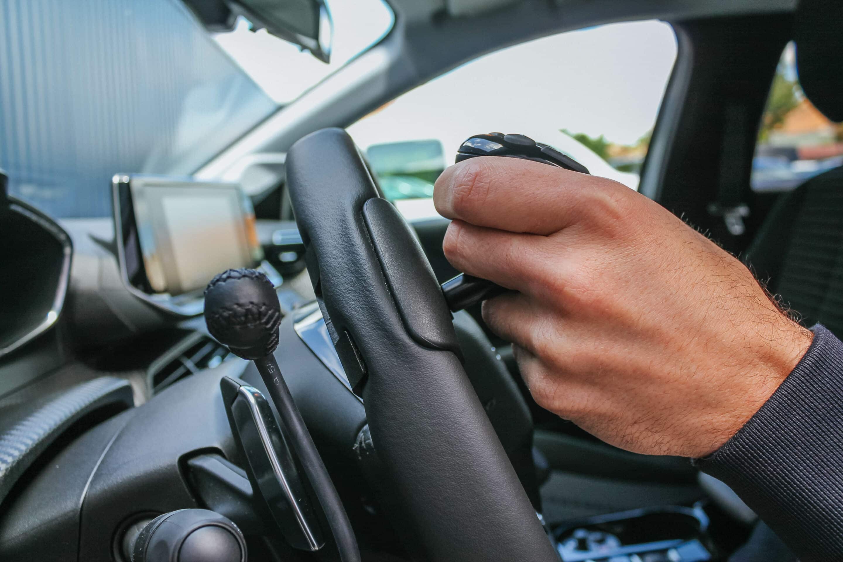 Boule au volant embout rond amovible