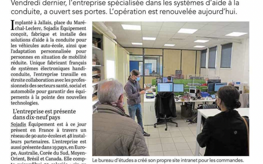 Sojadis - Le Courrier de l'Ouest - 29oct21