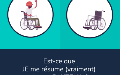 Être ou ne pas être résumé à son handicap, telle est la question qui réellement se pose !