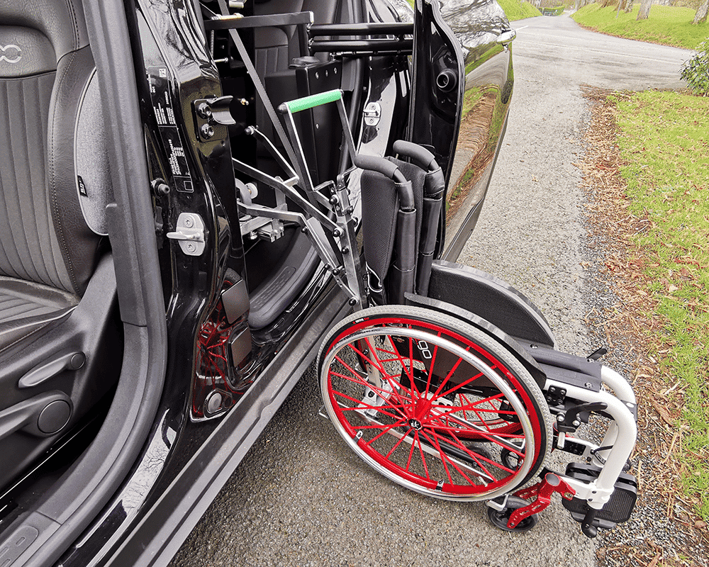 fiat 500 adaptation vehicule fauteuil roulant