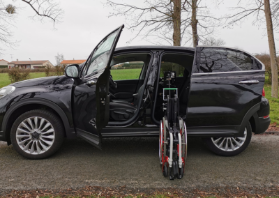 Chargeur Fauteuil Roulant sur Fiat 500X