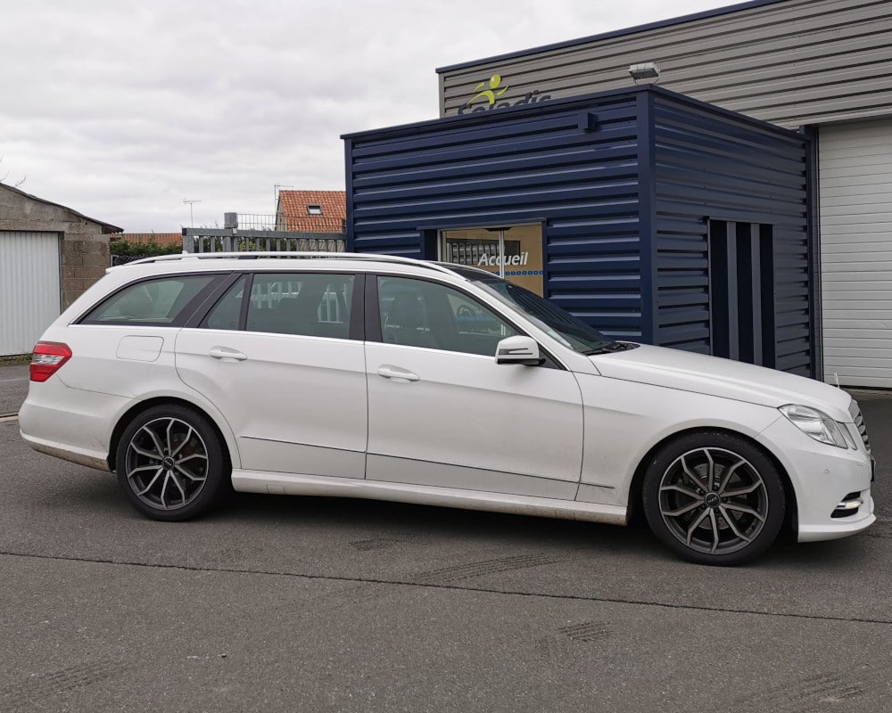 mercedes classe E amenagement voiture handicap commande volant