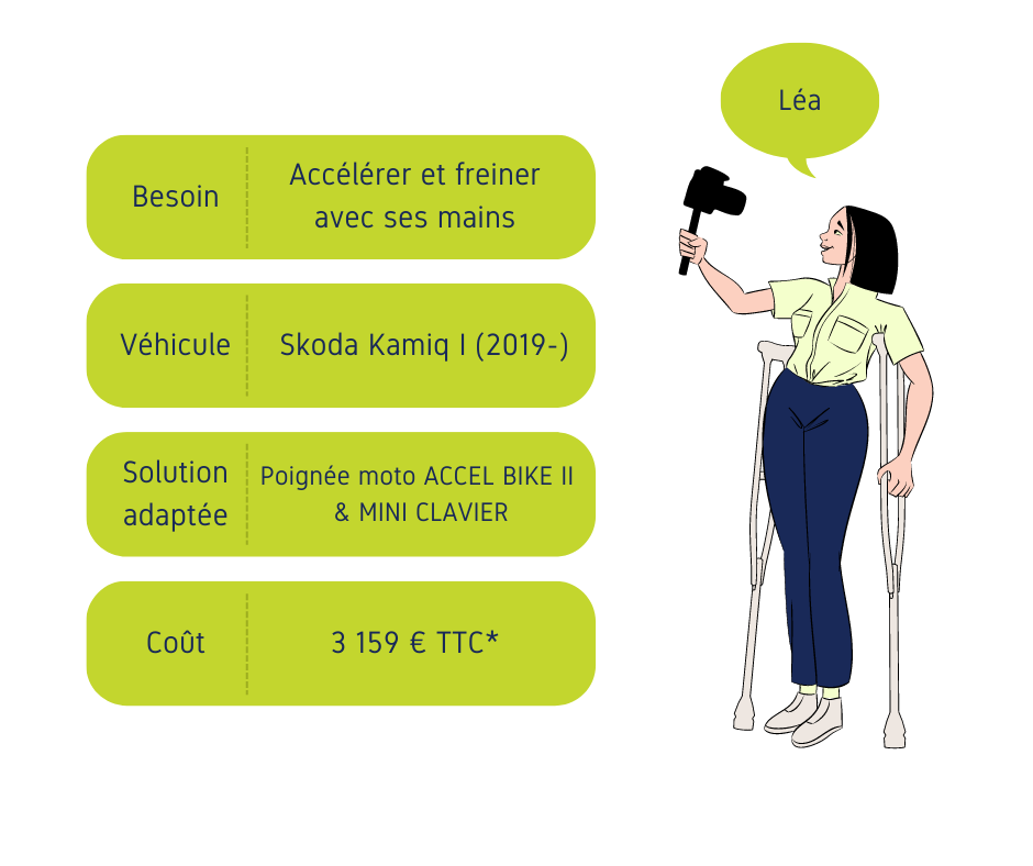 prix aménagement poignée combiné accel bike accélération et freinage